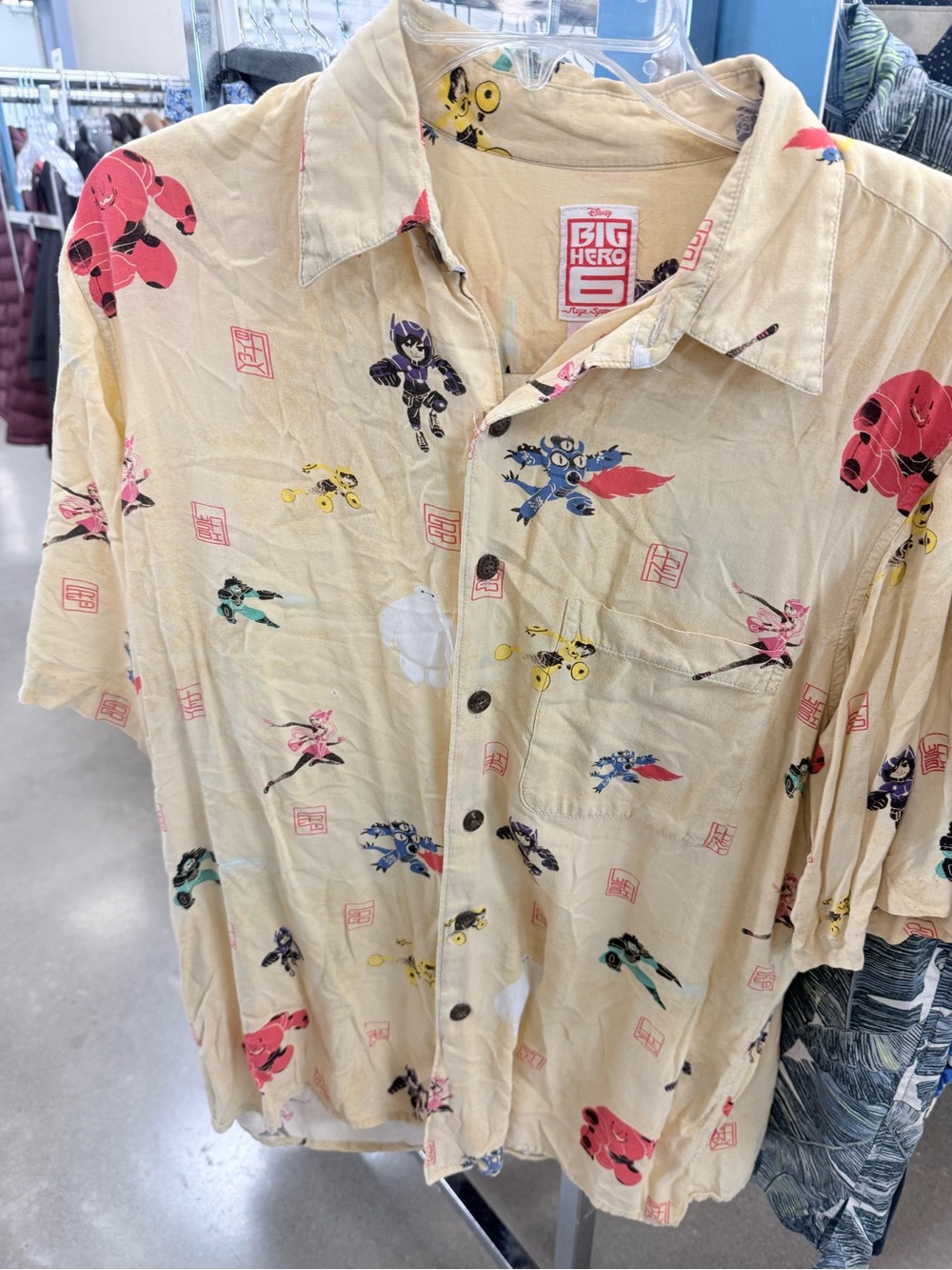 Disney x Reyn Spooner Big Hero 6 Men’s Aloha Shirt
